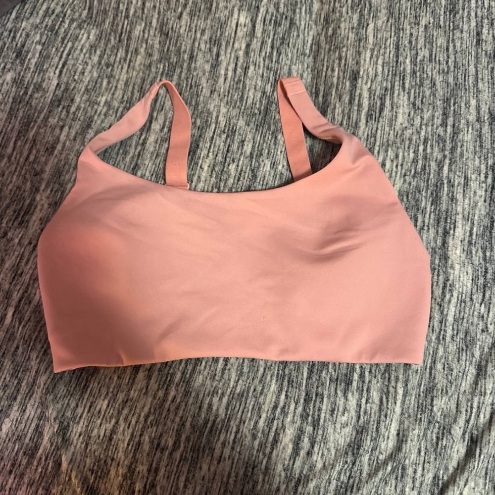 Peach work out bra
